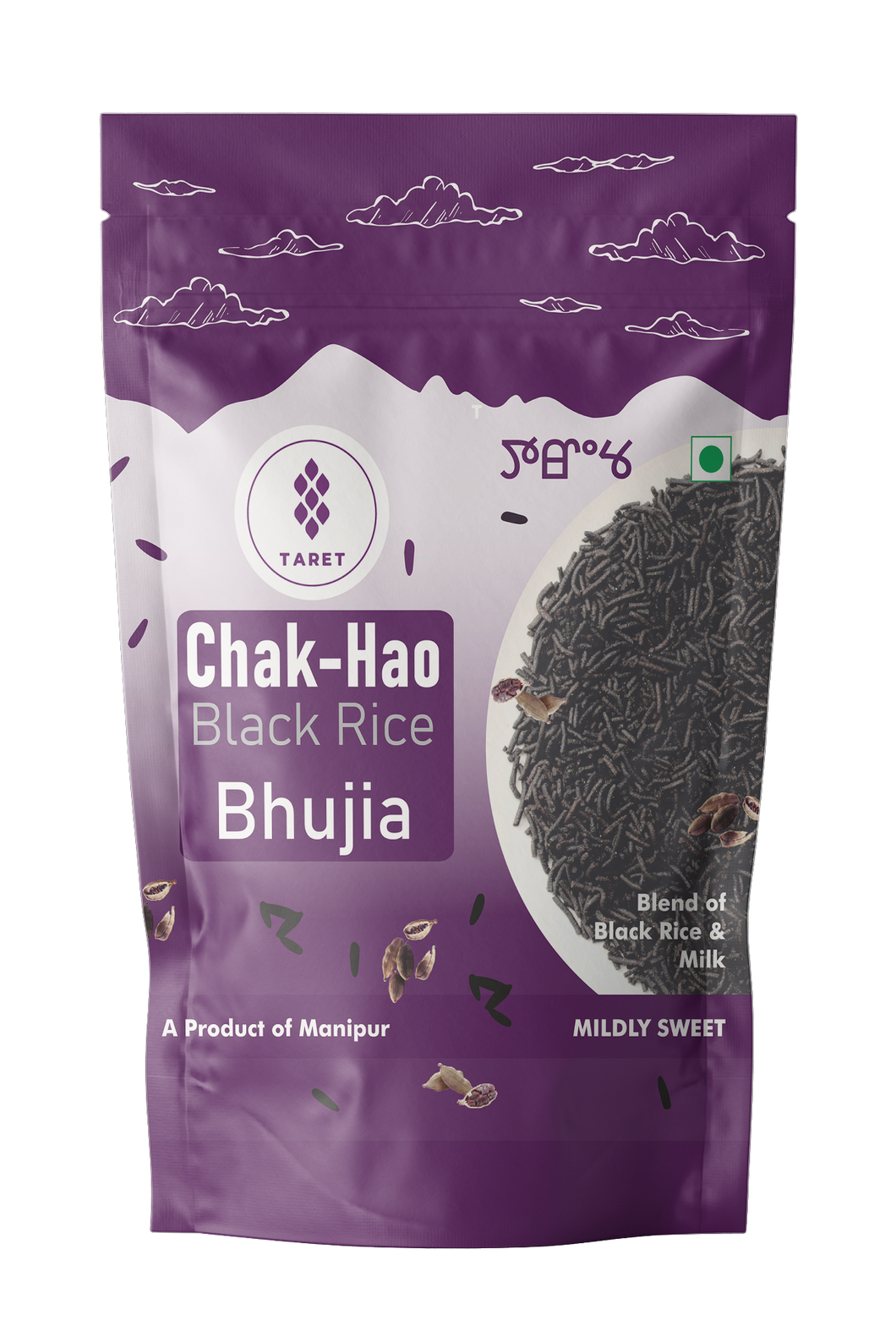 Manipuri Black Rice Bhujia - Chak_Hao Bhujia - Sweet